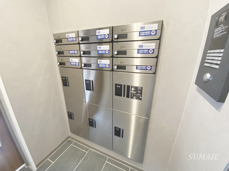Luna　Graceのその他共用部分|集合ポストと宅配ボックスです☆