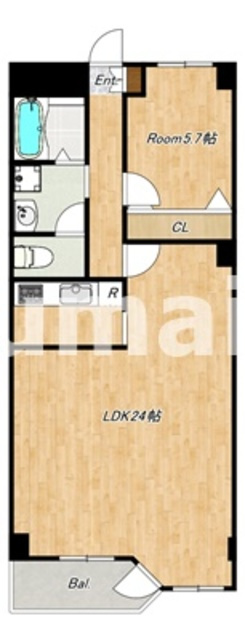 マサルマンションの間取り|間取図です☆