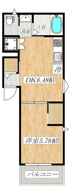 ハピネスアイル大成の間取り