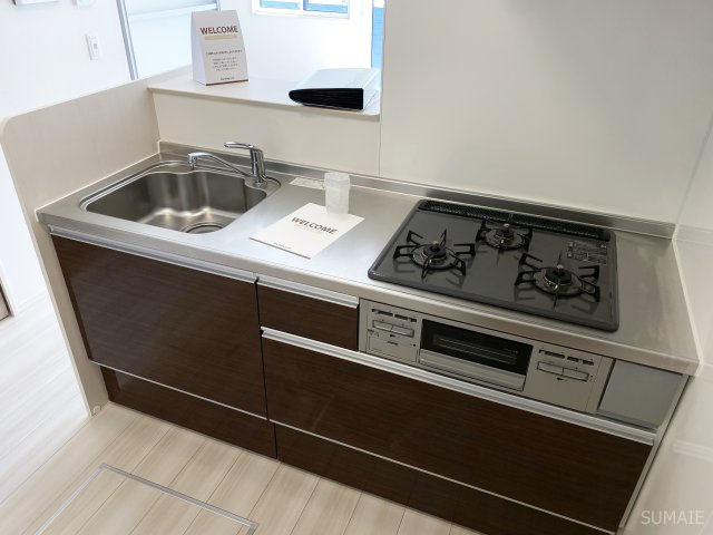 Ｓｅｅｄ 東大宮のキッチン|ガスコンロのシステムキッチンです！