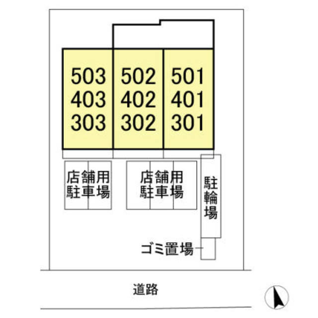 エスト・レザン　Ⅱのその他|現地配置図。