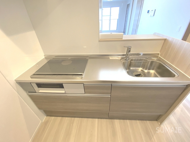 Noble Villa土呂町のキッチン|グリル付きIH