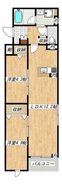 Floret.Yの間取り|間取りです！