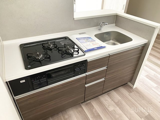 Floret.Yのキッチン|グリル付きガスコンロ！