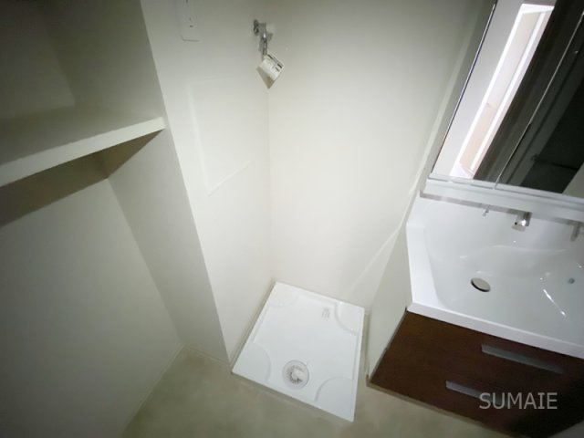 Floret.Yの洗面所|室内洗濯機置き場！