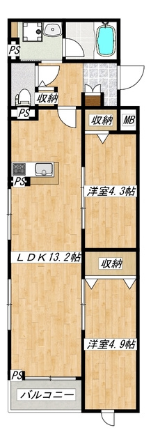 Floret.Yの間取り|間取りです！