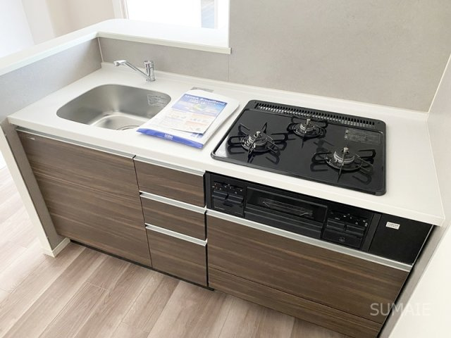 Floret.Yのキッチン|グリル付きガスコンロ！