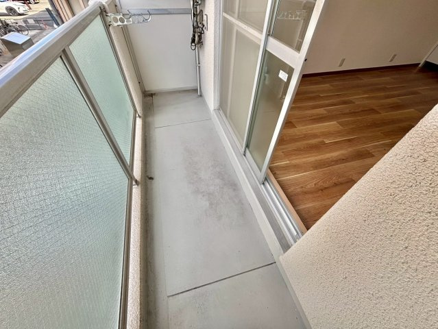 土井ハイツ北条口のバルコニー