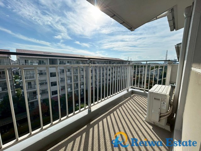 サニータウン茅ヶ崎　6号棟のバルコニー