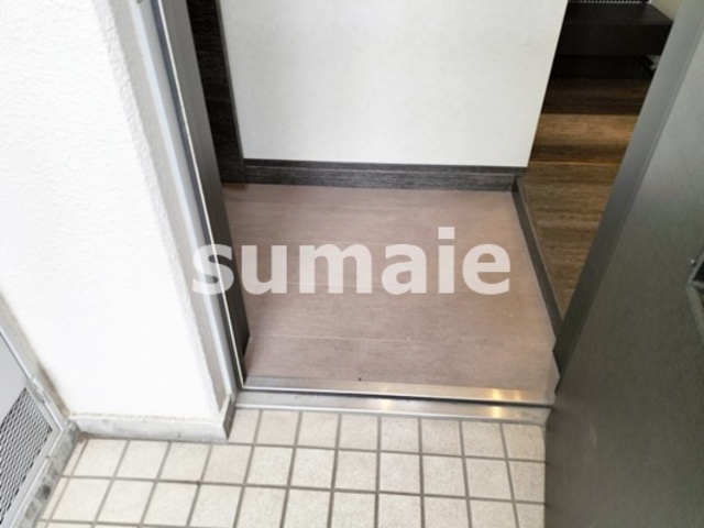 エトワール大成町の玄関|段差の少ない玄関です。