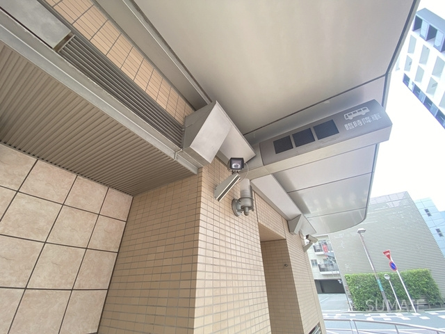 ハイムプラザ北浦和のセキュリティ|1階周り防犯カメラ多数