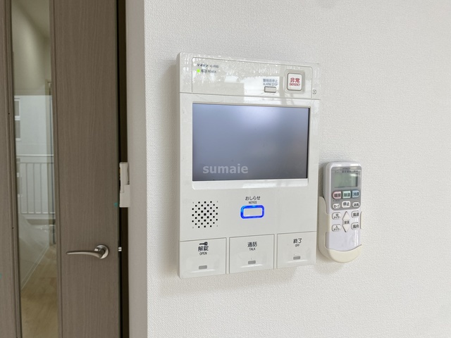 セレーノ大宮D棟のセキュリティ|モニター付きインターホン☆