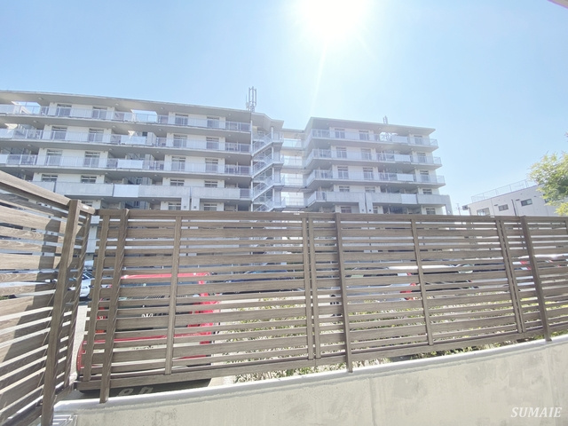 セレーノ大宮Bの展望|1階ですが、外からの視線は気になりません！