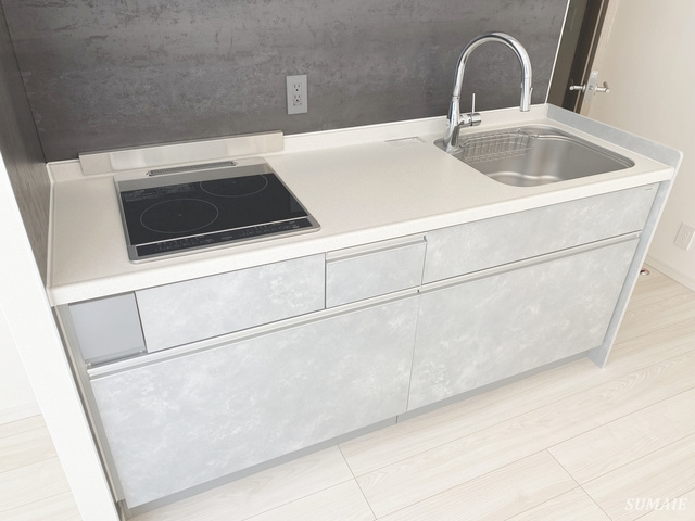 セレーノ大宮Bのキッチン|お手入れ簡単なIHキッチン☆