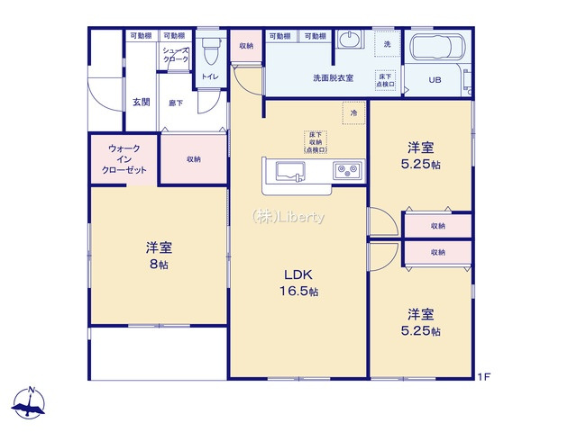 第2石岡市山崎　新築戸建の間取り