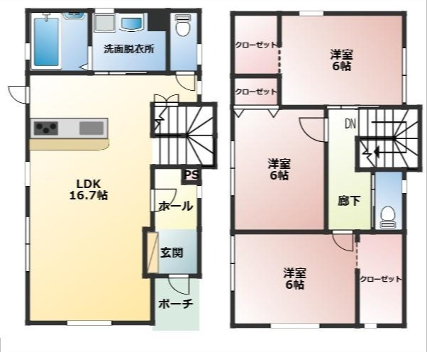 【間取り】 | 菊池郡大津町大字大林