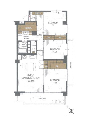 菊名マンションの画像
