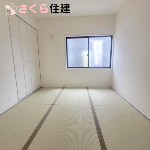 第1下野石橋　1号棟の和室|リビング隣の4.5畳の和室は来客の際などに大活躍です♪