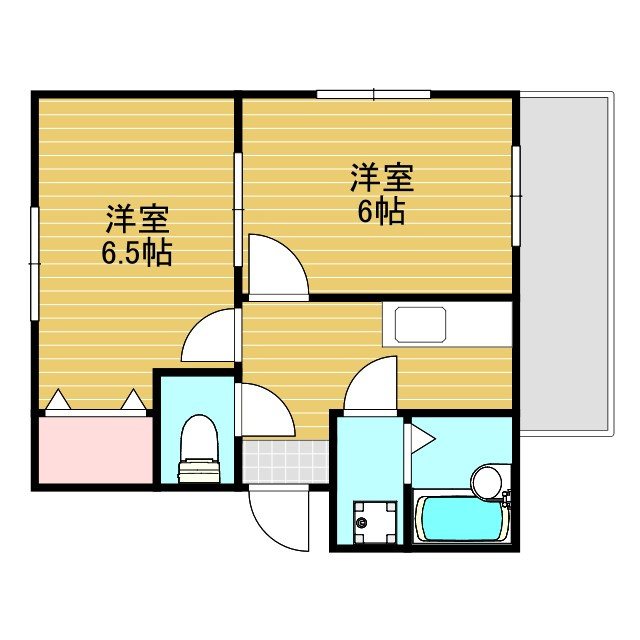 ユニヴェール新大阪の間取り