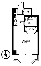 エクシードハイム白糸台の間取り