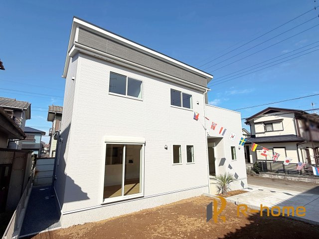 つくば市緑が丘第1期　新築戸建て　1号棟の外観|建物完成いたしました！ご予約で『平日』や『夕方』などでもご見学可能です！