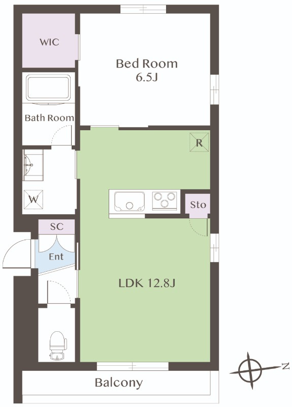 メゾン　ブリエの間取り