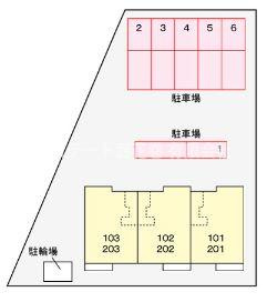 グランフィオーレの区画図