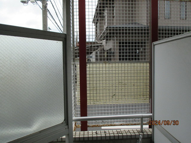 ジュネパレス藤沢のバルコニー