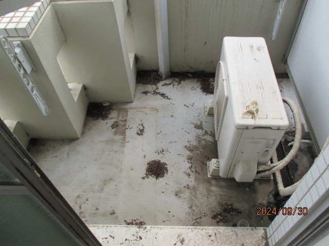 ジュネパレス藤沢のバルコニー