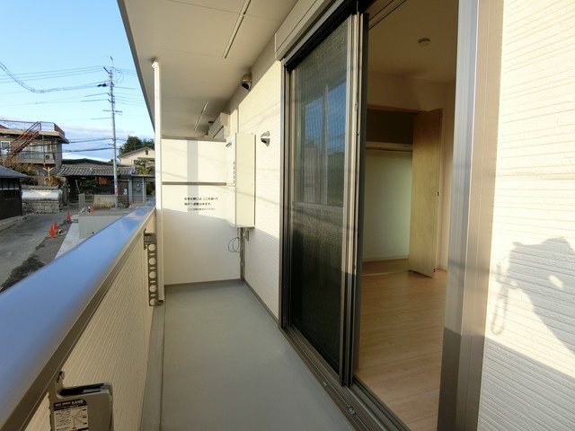 レークコートのバルコニー