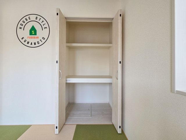 熊本市南区良町3丁目第1-2棟（1号棟）の収納|収納には困りません。