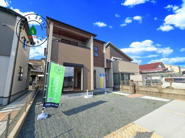熊本市南区良町3丁目第1-2棟（2号棟）の外観|デザイン性のある外観です。