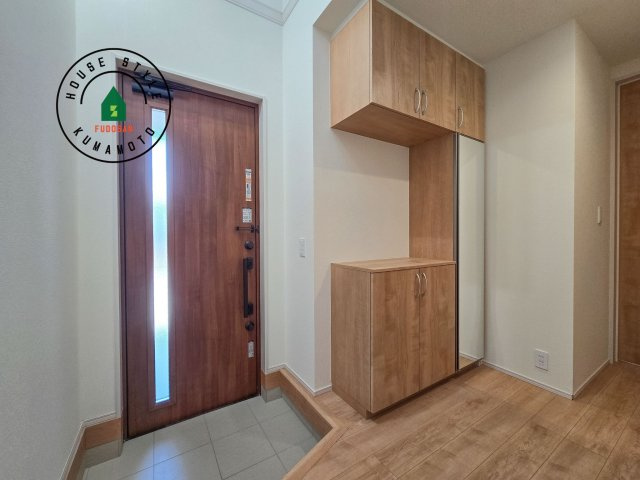 熊本市南区良町3丁目第1-2棟（2号棟）の防犯設備|二重ロックでしっかり防犯対策ができます。