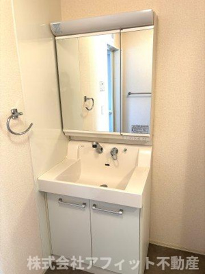 【洗面所】 | セジュール箕島 | 洗髪洗面化粧台