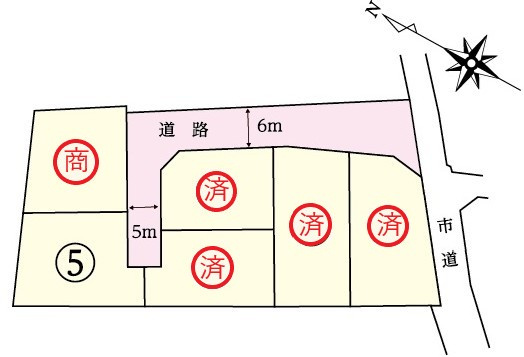 【区画図】 | フィールズ西岐波（大沢）