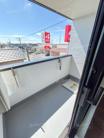 Leaf津福駅南のバルコニー|日当たりの良いバルコニー☆