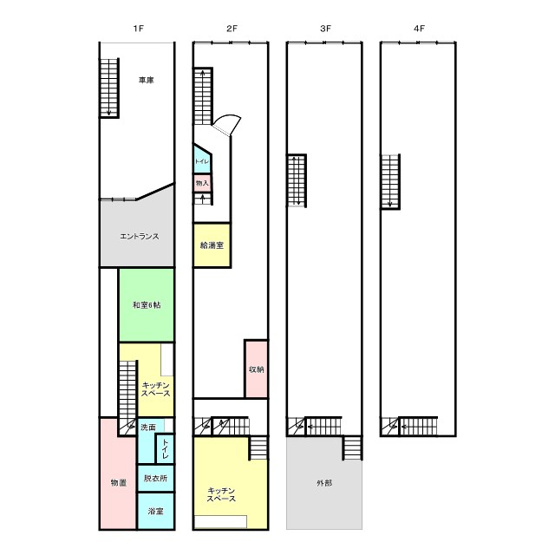 【間取り】 | 瓦町テナントビル