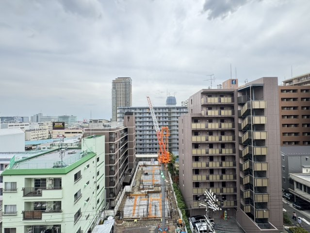 ワコーレアーバンフラッツ三宮東の展望|目の前に遮るものがなく、見晴らし良好です！