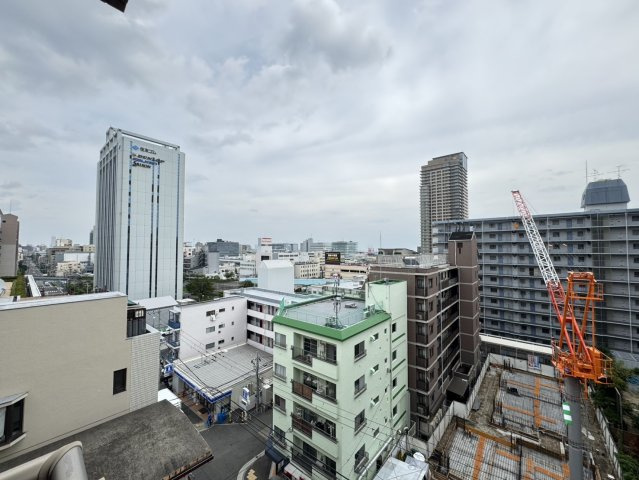 ワコーレアーバンフラッツ三宮東の展望|目の前に遮るものがなく、見晴らし良好です！