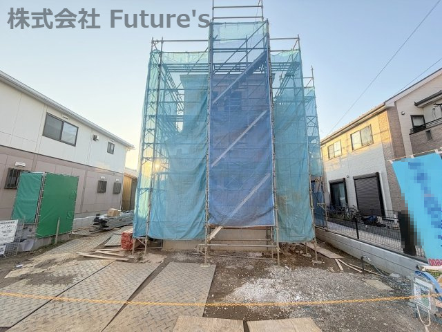 三郷市鷹野1丁目　新築戸建　全2棟　B号棟の外観|現地の写真になります。