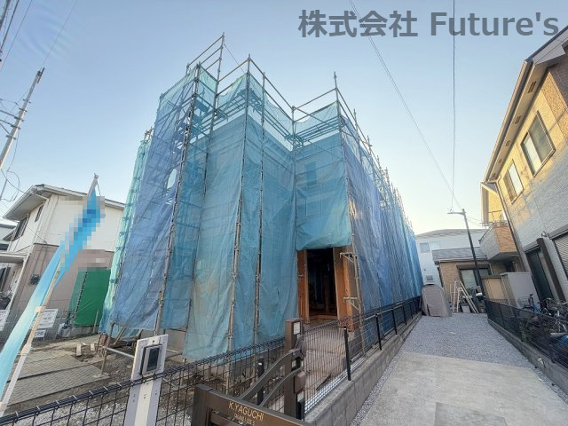 三郷市鷹野1丁目　新築戸建　全2棟　B号棟の外観|現地の写真になります。