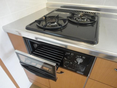 【キッチン】 | ヴィレッジ名草PARTⅢ | ガスコンロ