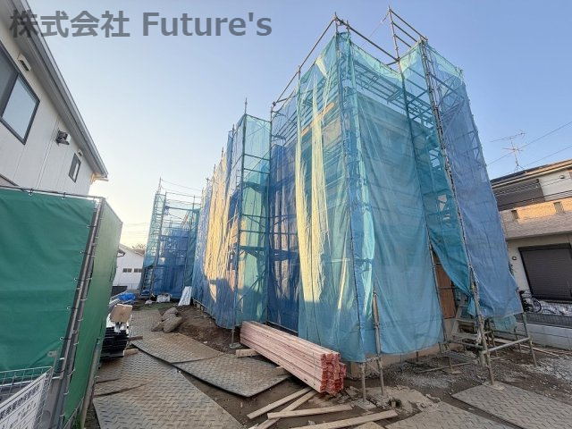 三郷市鷹野1丁目　新築戸建　全2棟　A号棟の外観|現地の写真になります。