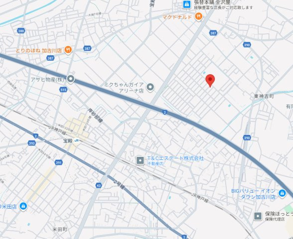 【地図】 | 加古川市東神吉町神吉10期（全1棟）新築