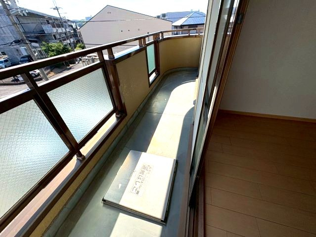 アレーゼＦのバルコニー
