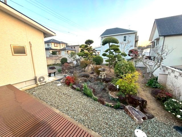 富田林住宅の庭