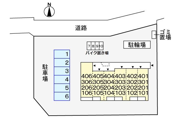 パフュームⅢの駐車場