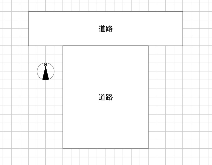 姫路市苫編売土地の区画図