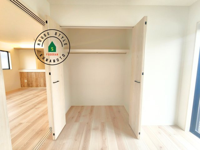N・熊本市北区大窪5丁目第1-2棟（1号棟）　の内観：施工例|収納には困りません。