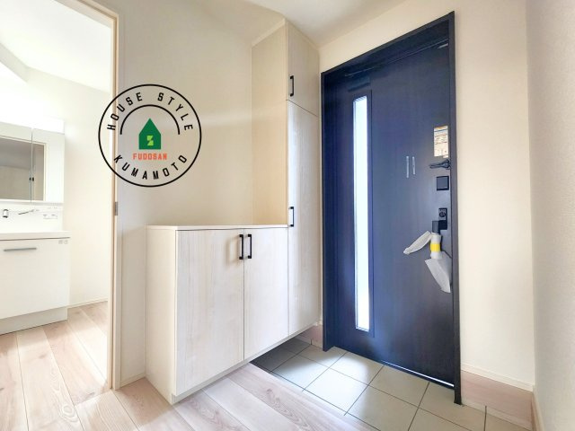 N・熊本市北区大窪5丁目第1-2棟（1号棟）　の内観：施工例|二重ロックでしっかり防犯対策ができます。